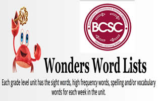 Wonders Word Lists